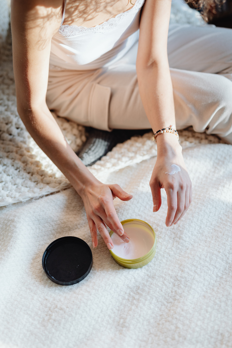 Woman Doing Some Self Care Routine